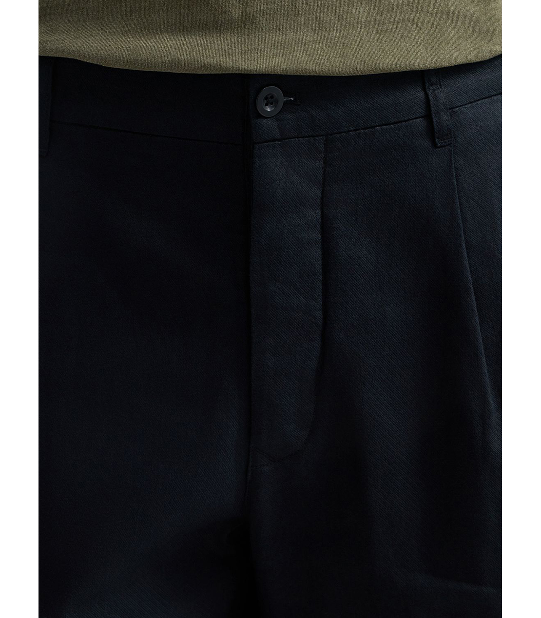 リラックスレギュラーリネンコットンパンツ 詳細画像 ブラック 7